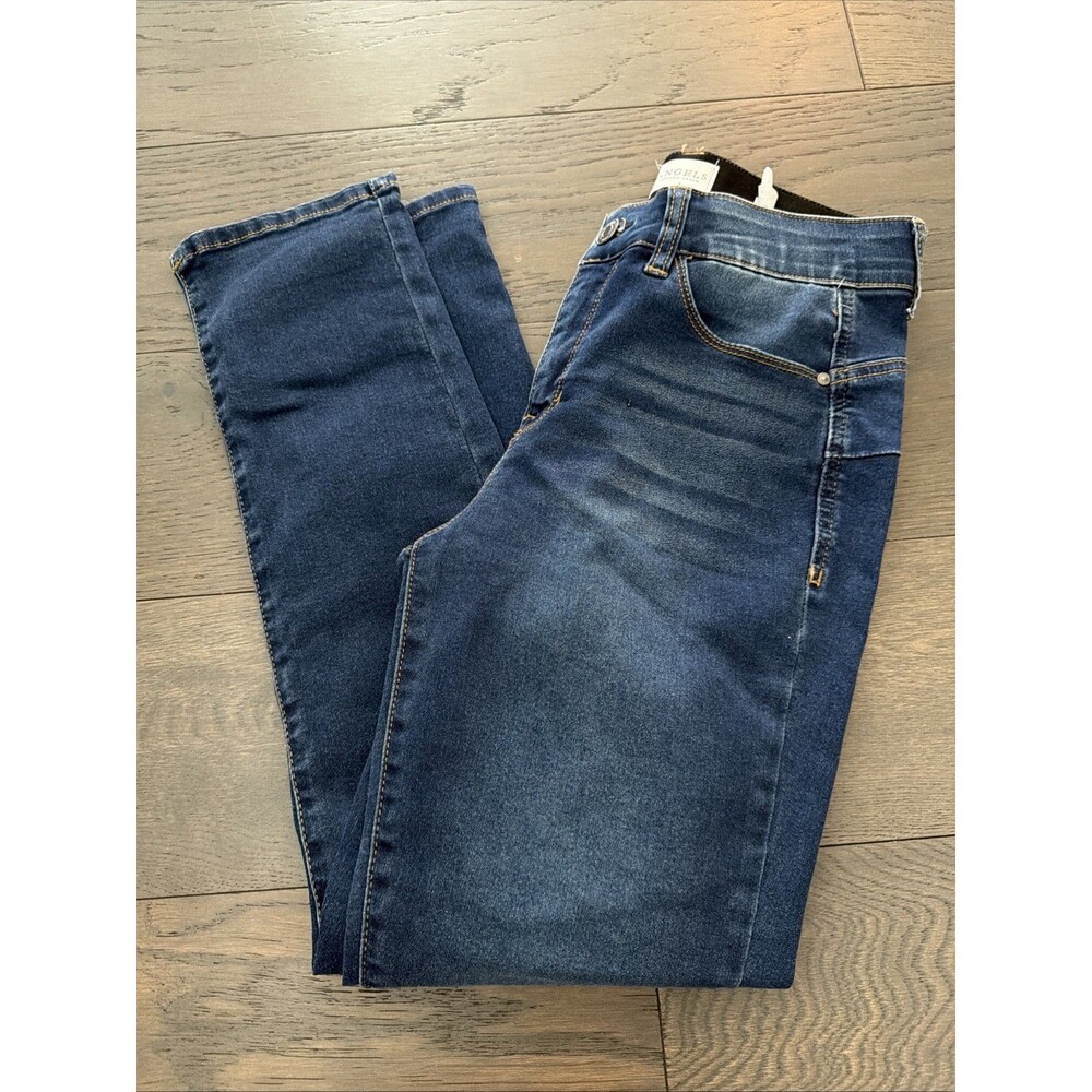Angels Everluxe Lift Convertible Skinny Blue Denim Jeans Women Stretch 6/28 - Picture 5 of 5